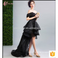 Sexy Black Off-Shoulder Dubai Kaftan Fish Tail Strapless Evening Dress Latest Net Designs